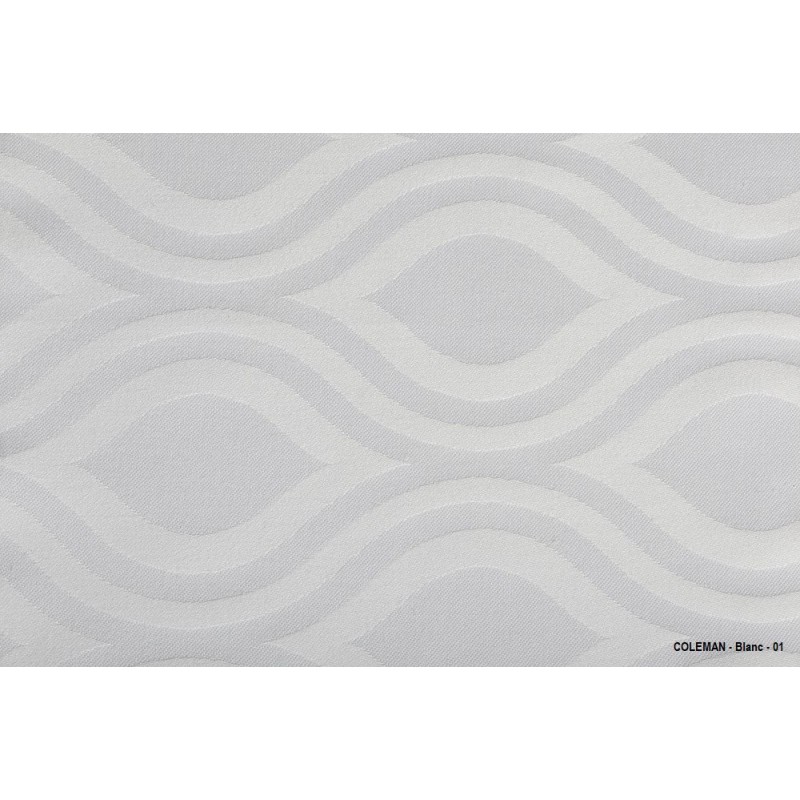 Nappe pour restaurant sur-mesure polycoton à motifs damassés